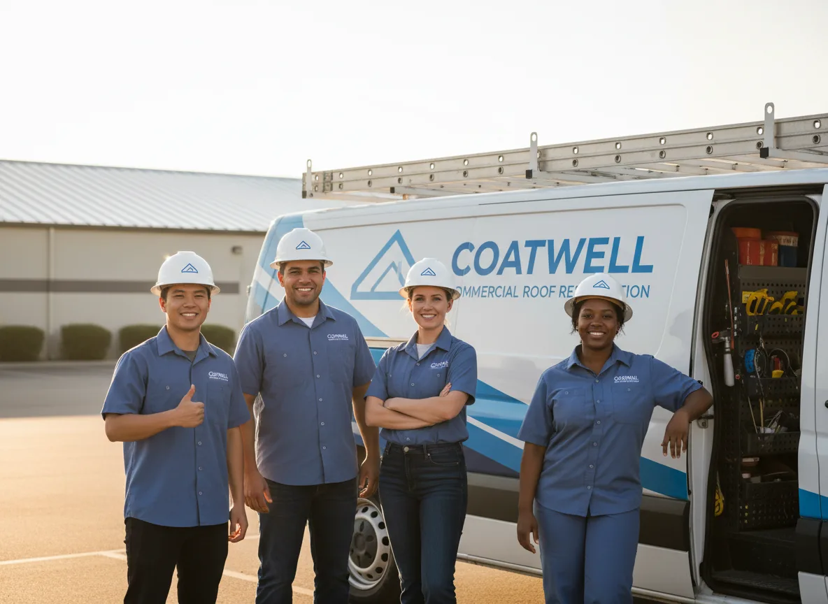 Commercial roof coating company in Petty, TX